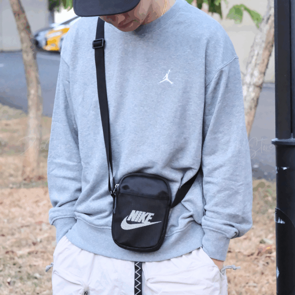 Nike Heritage 斜背包 側背包 肩背包 包包 黑色 湖水綠 BA5871-010 BA5871-017