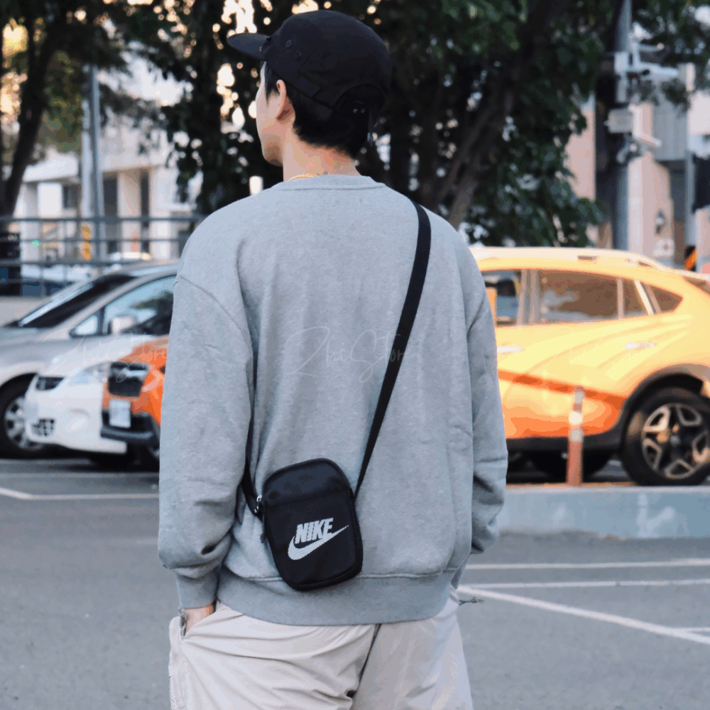 Nike Heritage 斜背包 側背包 肩背包 包包 黑色 湖水綠 BA5871-010 BA5871-017