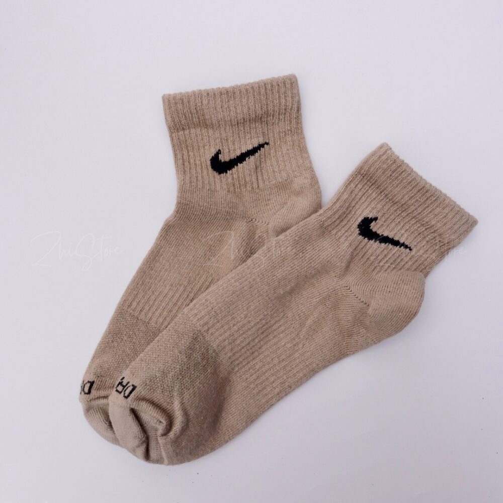 29 Nike Plus【3雙一組】薄款 中筒襪 襪子 休閒襪 沙棕色 棕紅色 可可棕 SX6893-911