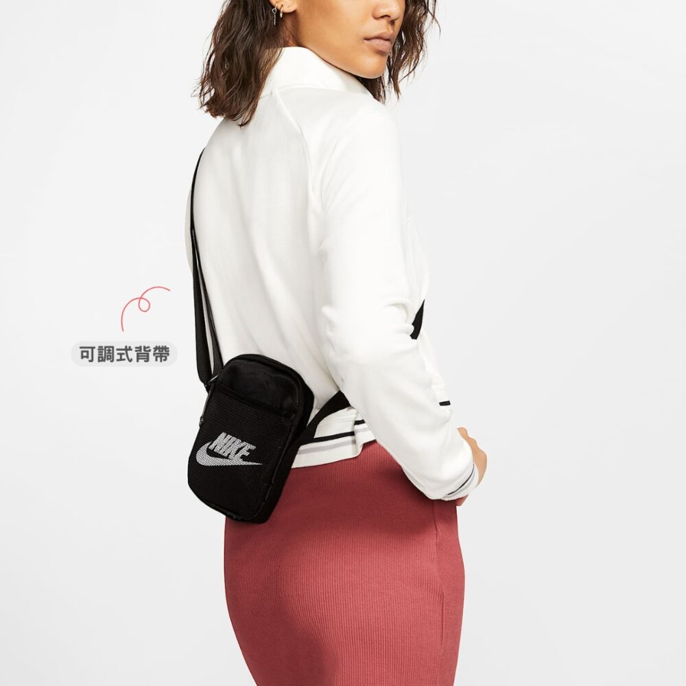 Nike Heritage 斜背包 側背包 肩背包 包包 黑色 湖水綠 BA5871-010 BA5871-017