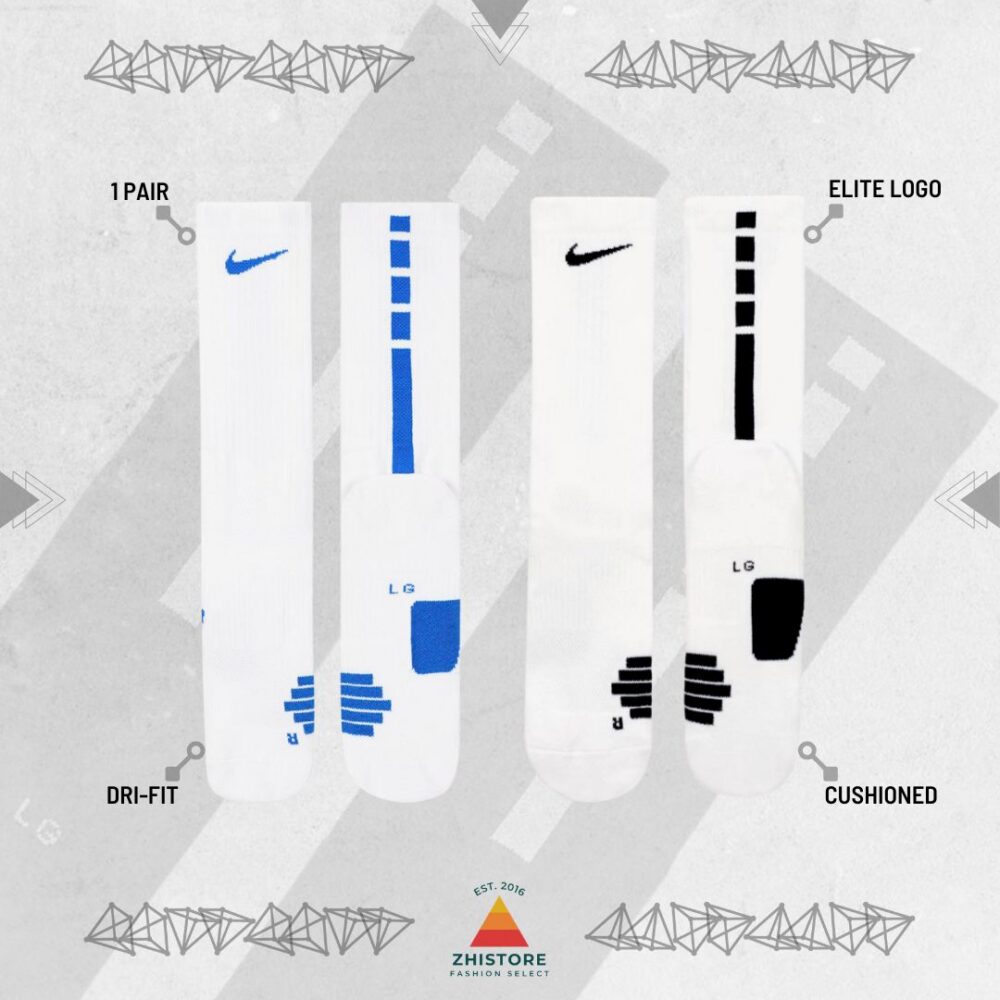 Nike Elite【1雙】菁英籃球長襪 籃球襪 運動襪 襪子 白襪 白色 藍色 SX7622-100 SX7622-111
