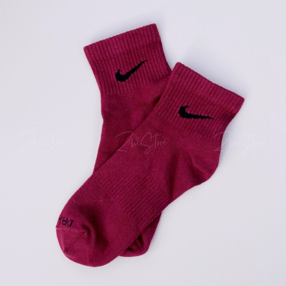 44 Nike Plus【3雙一組】薄款 中筒襪 襪子 休閒襪 橄欖綠 水藍色 酒紅色 SX6893-928