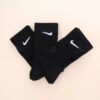 Nike Everyday Cushioned【3雙一組】毛圈布底 薄底 基本款 勾勾 黑色 長襪 襪子 SX7664-010 SX7676-010