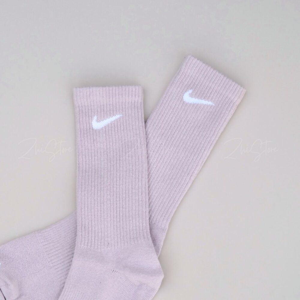 96 Nike Everyday Plus【3雙一組】薄底 長襪 休閒襪 襪子 丁香紫 深孔雀綠 白紫 SX6891-909