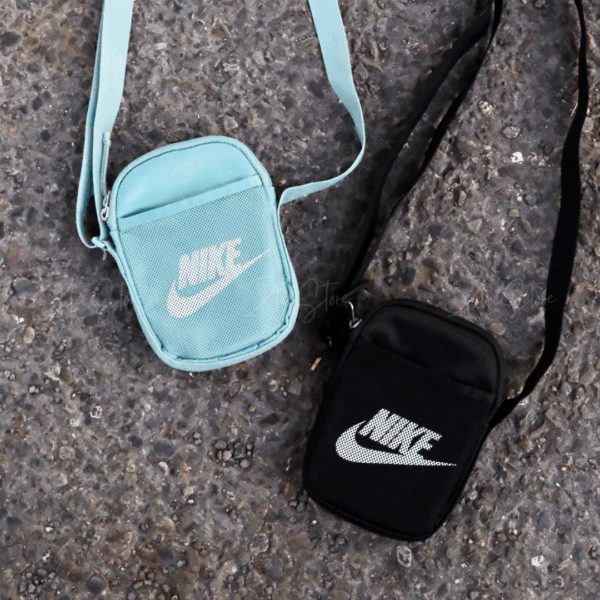 Nike Heritage 斜背包 側背包 肩背包 包包 黑色 湖水綠 BA5871-010 BA5871-017