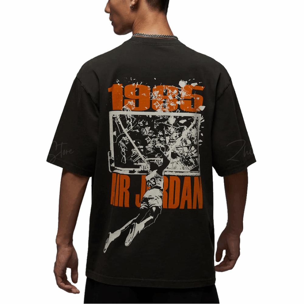 【零碼3XL號】Nike Jordan Brooklyn 男款 短袖上衣 印花圖T 短袖T T-shirt 黑色 IB3298-045