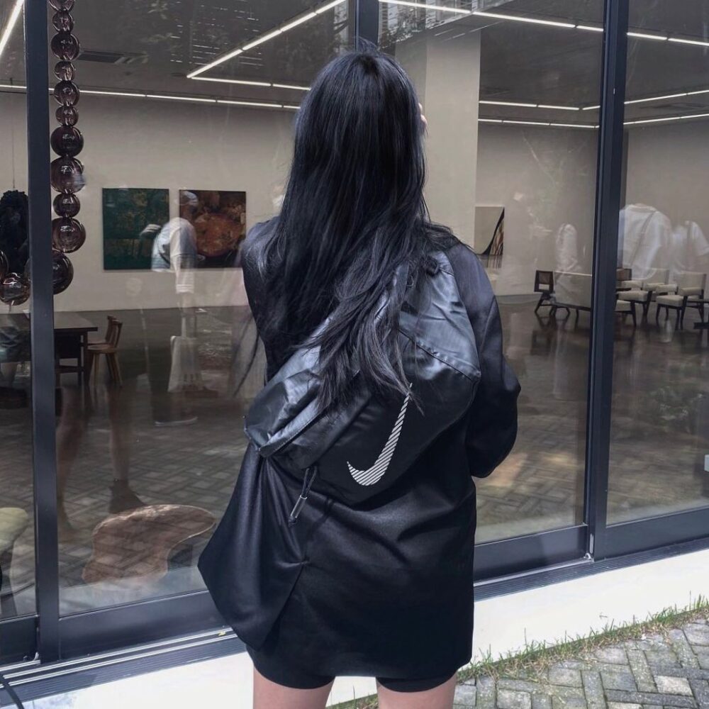 Nike  Tech Hip 反光Logo 防潑水 腰包 側背包 斜背包 包包 黑色 DB4697-010