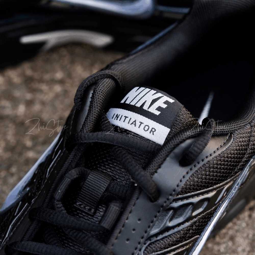 Nike Initiator 復古 跑鞋 運動鞋 慢跑鞋 黑色 銀色 男鞋 IB4595-001