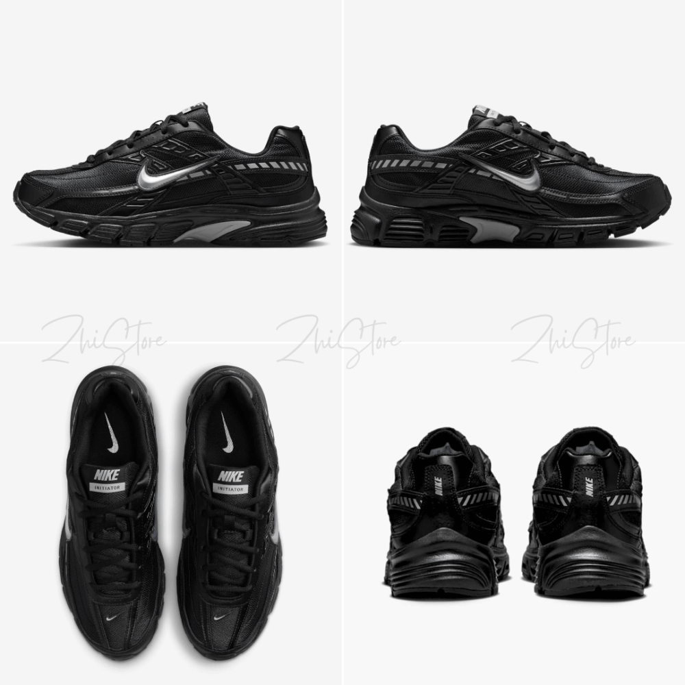 Nike Initiator 復古 跑鞋 運動鞋 慢跑鞋 黑色 銀色 男鞋 IB4595-001