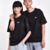 Nike NSW Club 刺繡Logo 短袖上衣 短袖T T-shirt 黑色 FV0376-010