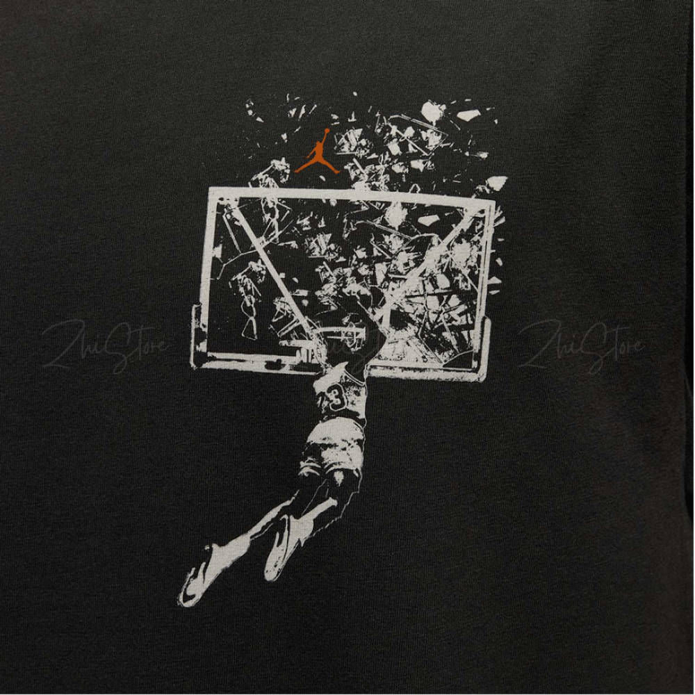 【零碼3XL號】Nike Jordan Brooklyn 男款 短袖上衣 印花圖T 短袖T T-shirt 黑色 IB3298-045