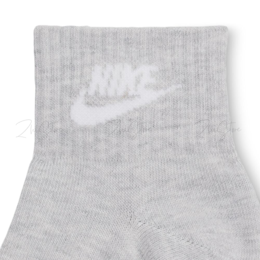 Nike Essential【3雙一組】中筒襪 襪子 灰色 藏藍色 深藍色 DX5074-912