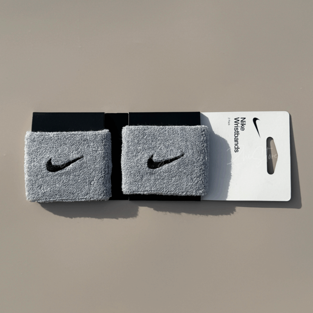 Nike Swoosh 止汗護腕 吸汗護腕 腕帶 排汗 運動 健身 打球 灰色 AC2286051