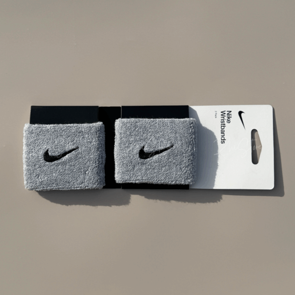 Nike Swoosh 止汗護腕 吸汗護腕 腕帶 排汗 運動 健身 打球 灰色 AC2286051