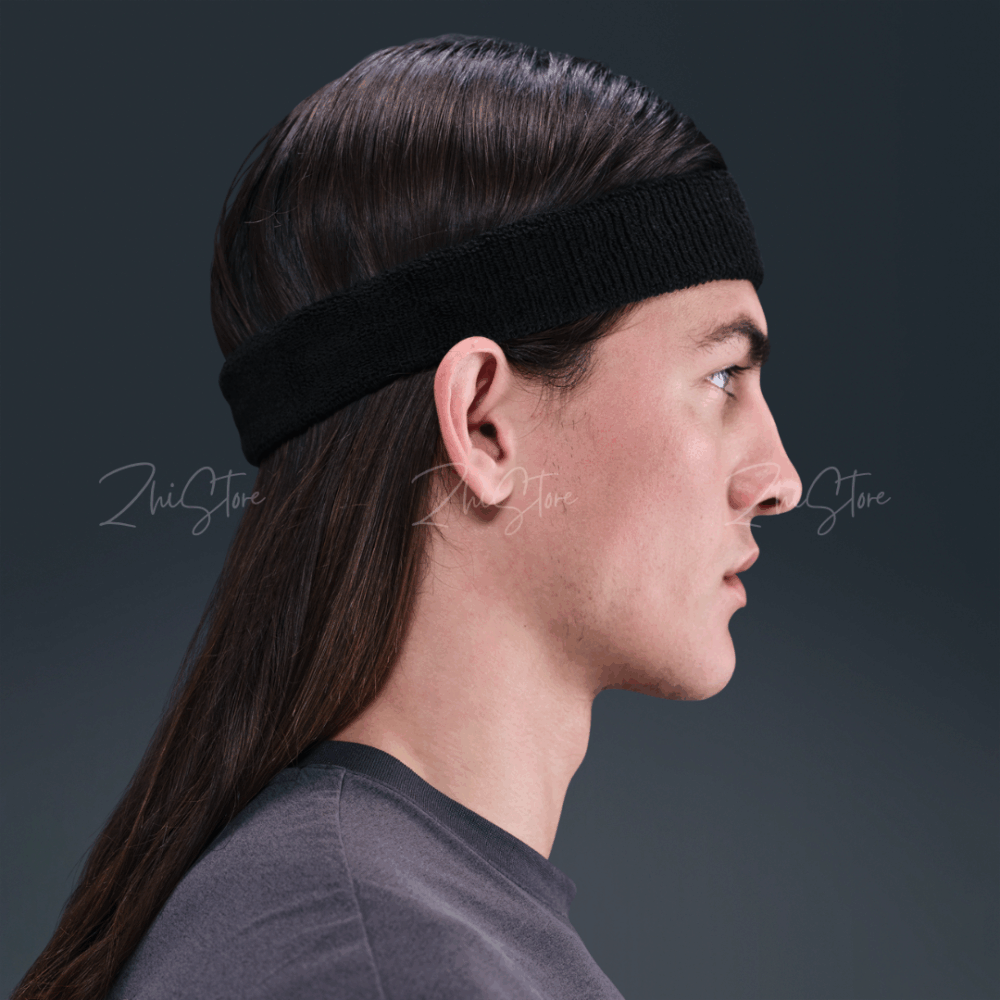 Nike Swoosh Classic Headband 運動頭帶 止汗帶 頭帶 運動 吸汗 透氣 黑色 II5131-010