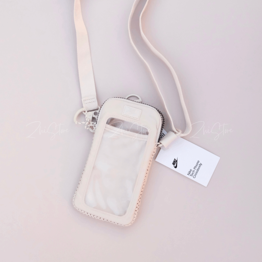 Nike Tech Statement 可觸控式 手機斜背包 手機包 手機袋 小包 斜背包 側背包 米白 HQ6938-167