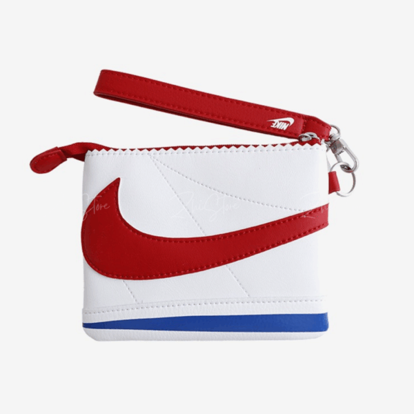 Nike Icon Cortez 手腕包 零錢包 錢包 小包 白色 紅色 信用卡 卡片 HF3606-175
