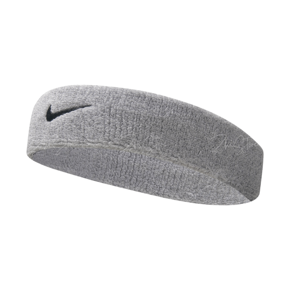 Nike Swoosh Headband 運動頭帶 止汗帶 頭帶 運動 吸汗 透氣 灰色 BN2091-051