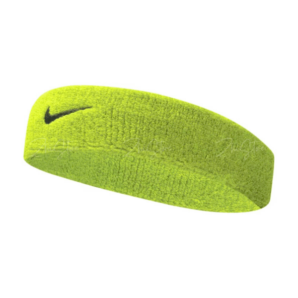 Nike Swoosh Headband 運動頭帶 止汗帶 頭帶 運動 吸汗 透氣 螢光綠 BN2091-710