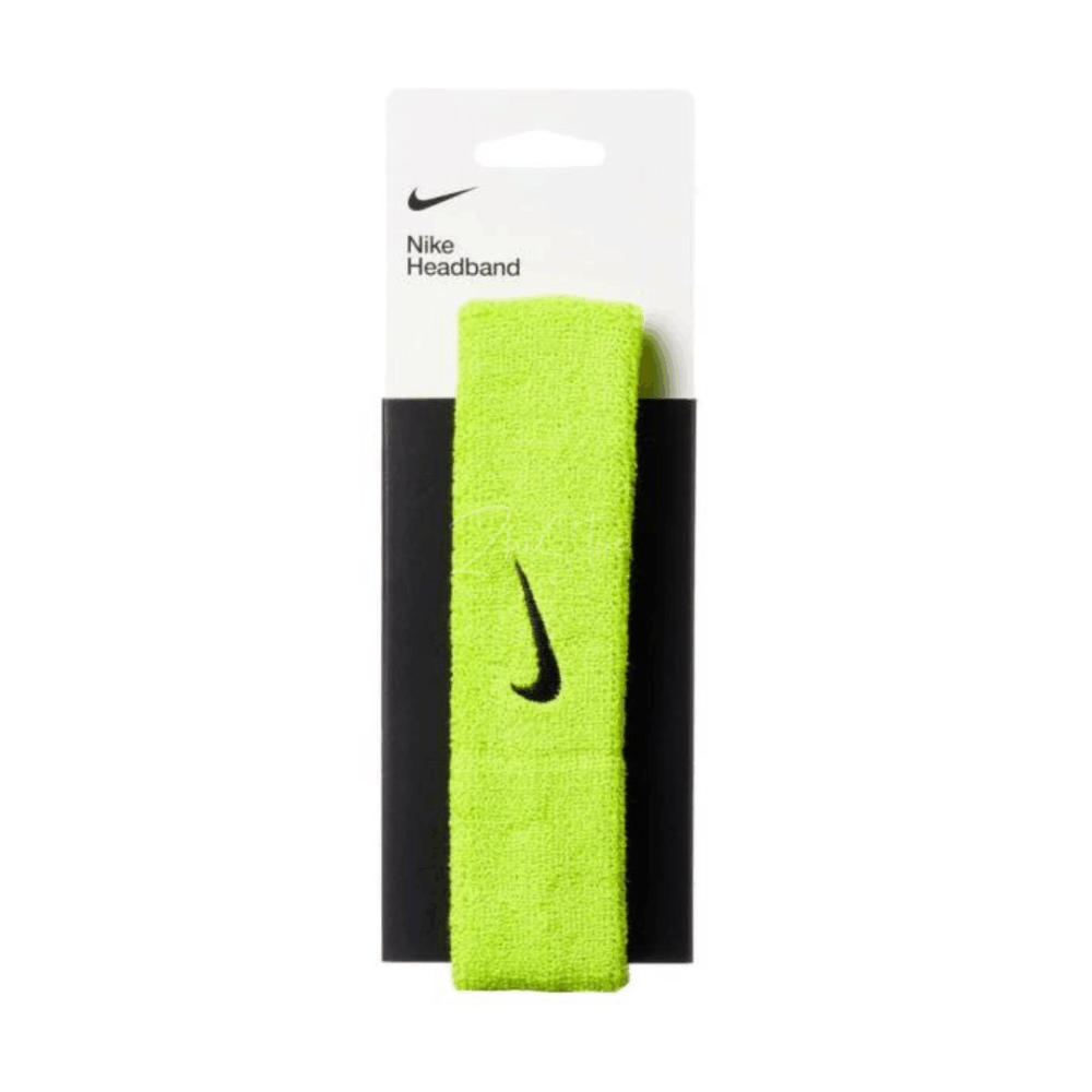 Nike Swoosh Headband 運動頭帶 止汗帶 頭帶 運動 吸汗 透氣 螢光綠 BN2091-710