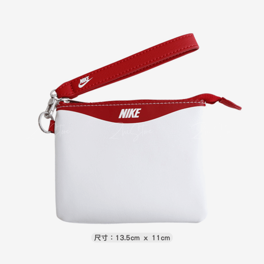 Nike Icon Cortez 手腕包 零錢包 錢包 小包 白色 紅色 信用卡 卡片 HF3606-175