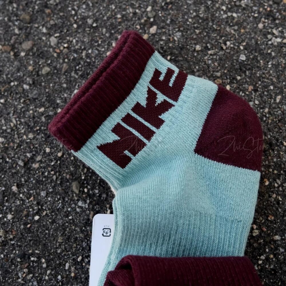 Nike Everyday Plus【3雙一組】復古 美式 毛圈布底 休閒中筒襪 中筒襪 薄荷巧克力 HJ9340-904