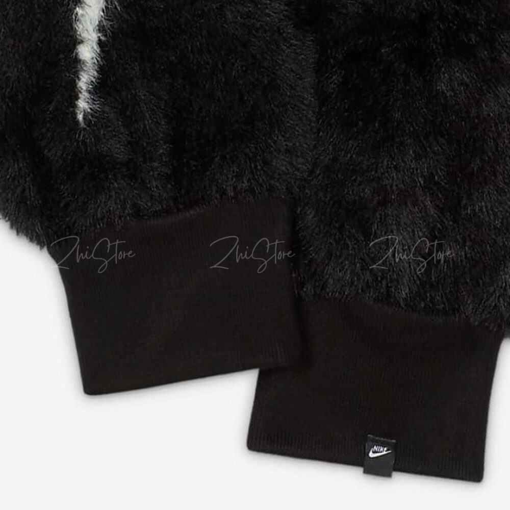 Nike Plush Knit 女款 絨毛手套 手套 保暖手套 連指手套 黑色 FV6099-010