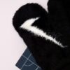 Nike Plush Knit 女款 絨毛手套 手套 保暖手套 連指手套 黑色 FV6099-010