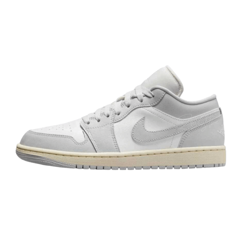1 Nike Air Jordan 1 Low 骨白灰 復古奶油底 低筒女款休閒鞋 DC0774-103