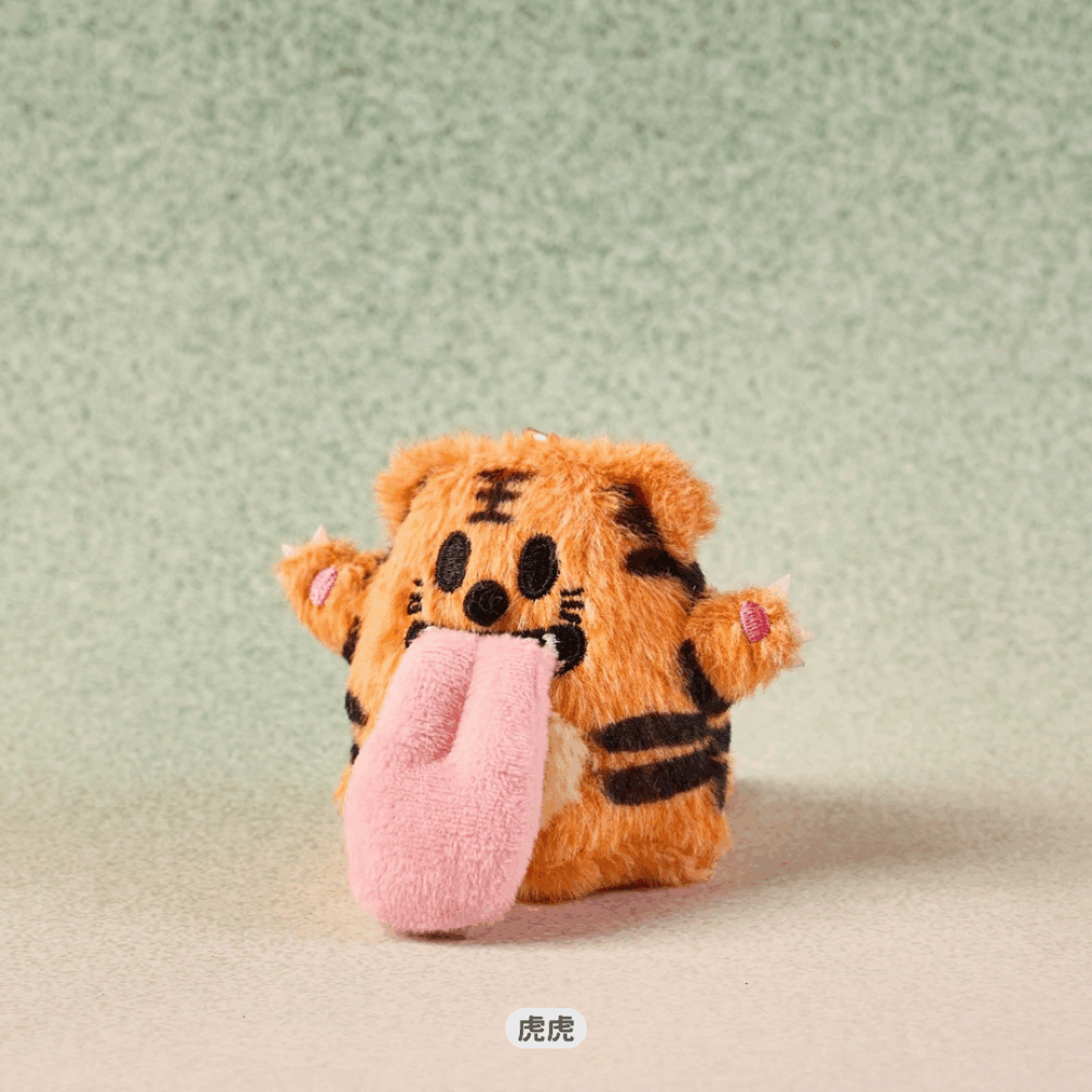 GRAF&WU 迷你版 可愛鬼 十二生肖系列 招財貓 玩偶 公仔 吊飾 鑰匙圈