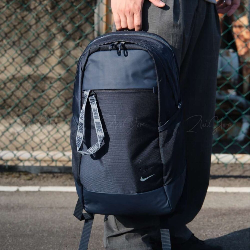 2 Nike NSW 串標織帶 大容量 後背包 黑色 通勤包 筆電包 電腦包 男包 BA6143-458