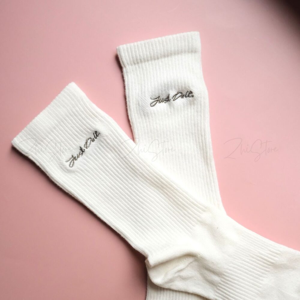 9 Nike Plus【單雙】刺繡飛馬 奶油白 長襪 襪子 襪 長筒襪 IQ3433-133