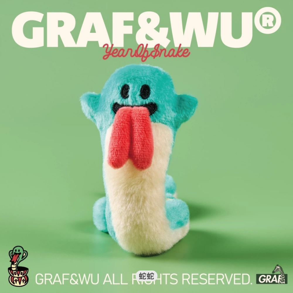 GRAF&WU 迷你版 可愛鬼 十二生肖系列 招財貓 玩偶 公仔 吊飾 鑰匙圈