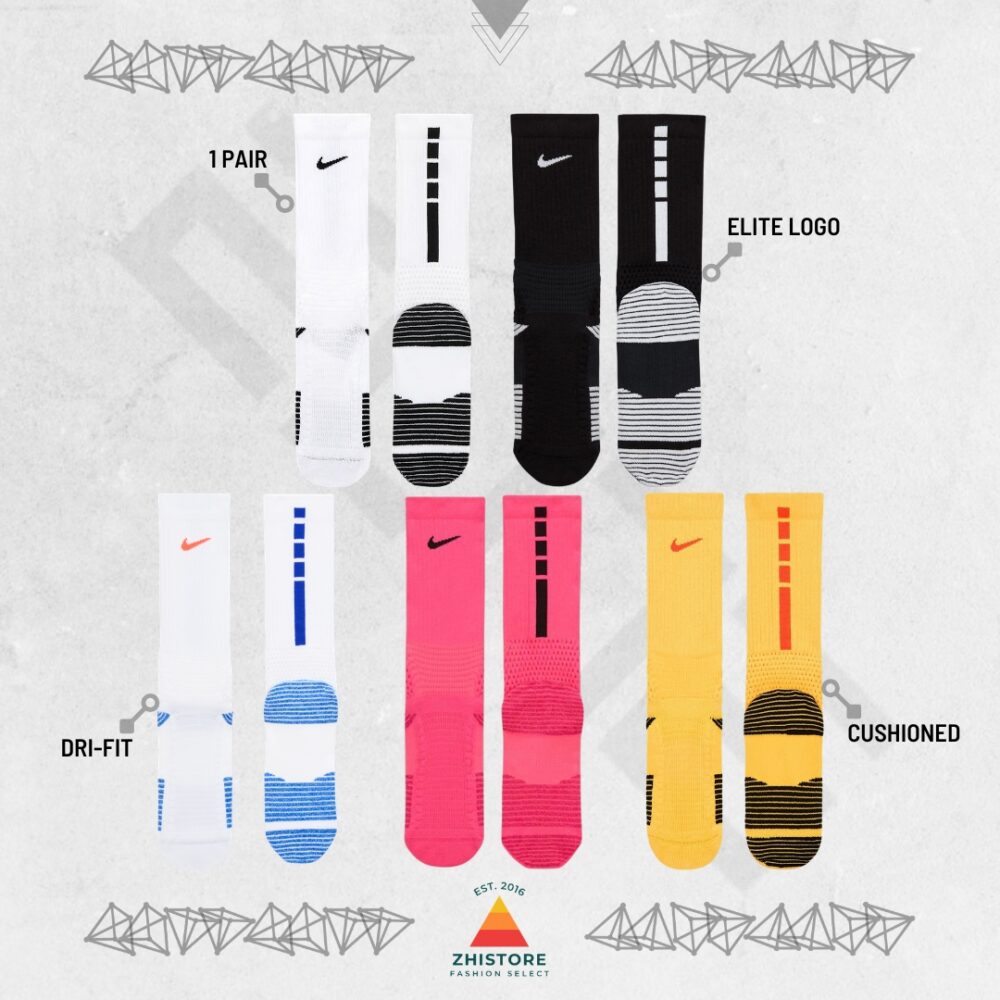 1 Nike Elite 2.0 升級款【1雙】菁英籃球長襪 籃球襪 運動襪 襪子 黑 黃 白HM0285-010 HM0285-845 HM0285-100