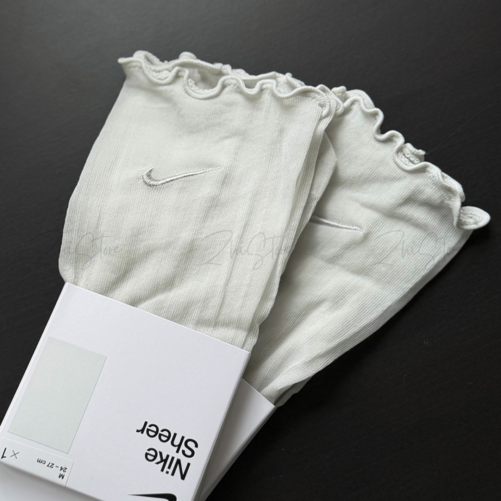 Nike Sheer【單雙】 捲邊 透膚 長襪 襪子 女襪 SK0009-025