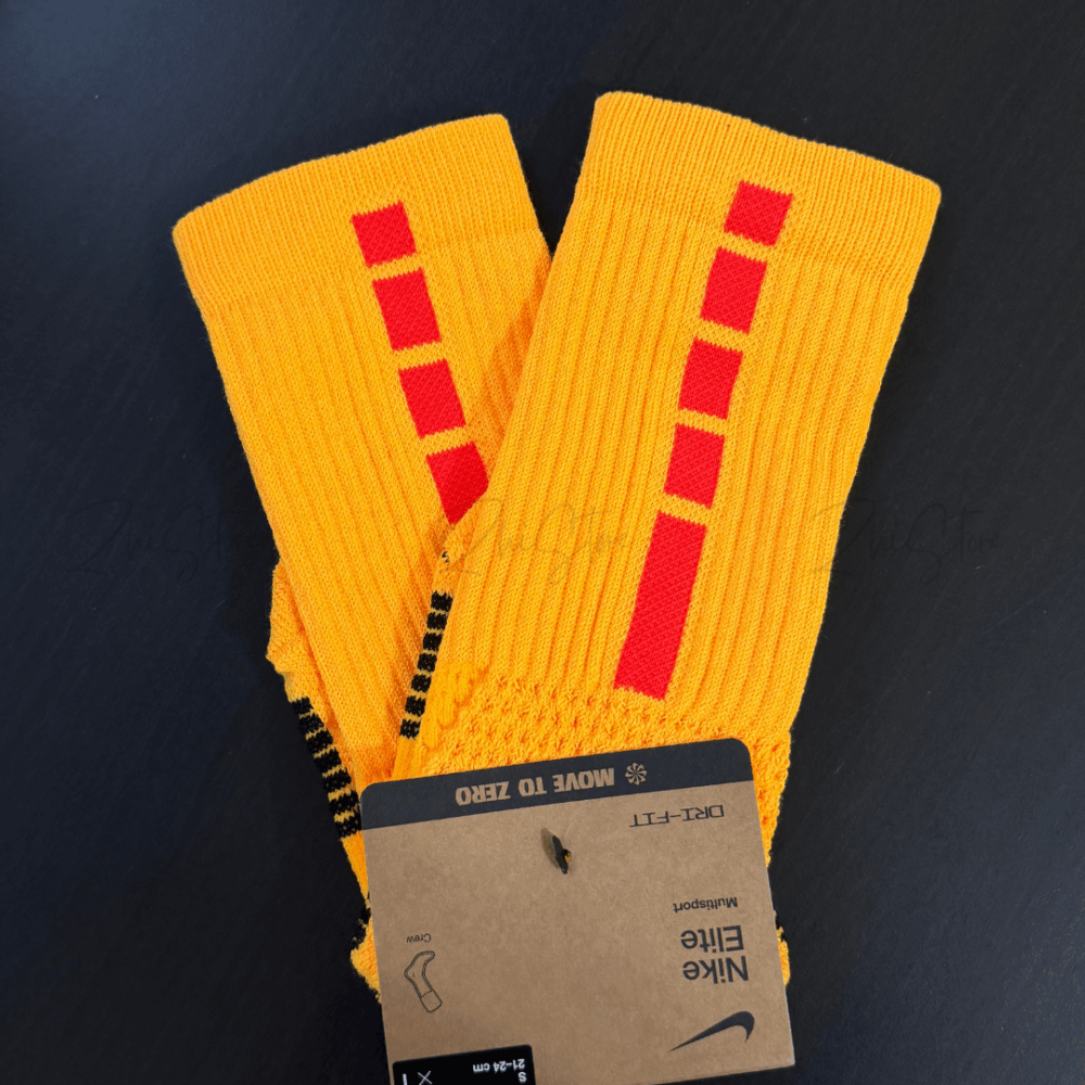 Nike Elite 2.0 升級款【1雙】菁英籃球長襪 籃球襪 運動襪 襪子 黑 黃HM0285-010 HM0285-845