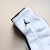 Nike Air Jordan【3雙一組】毛圈布底 中筒襪 襪子 黑色 灰色 白色 DX9655-911