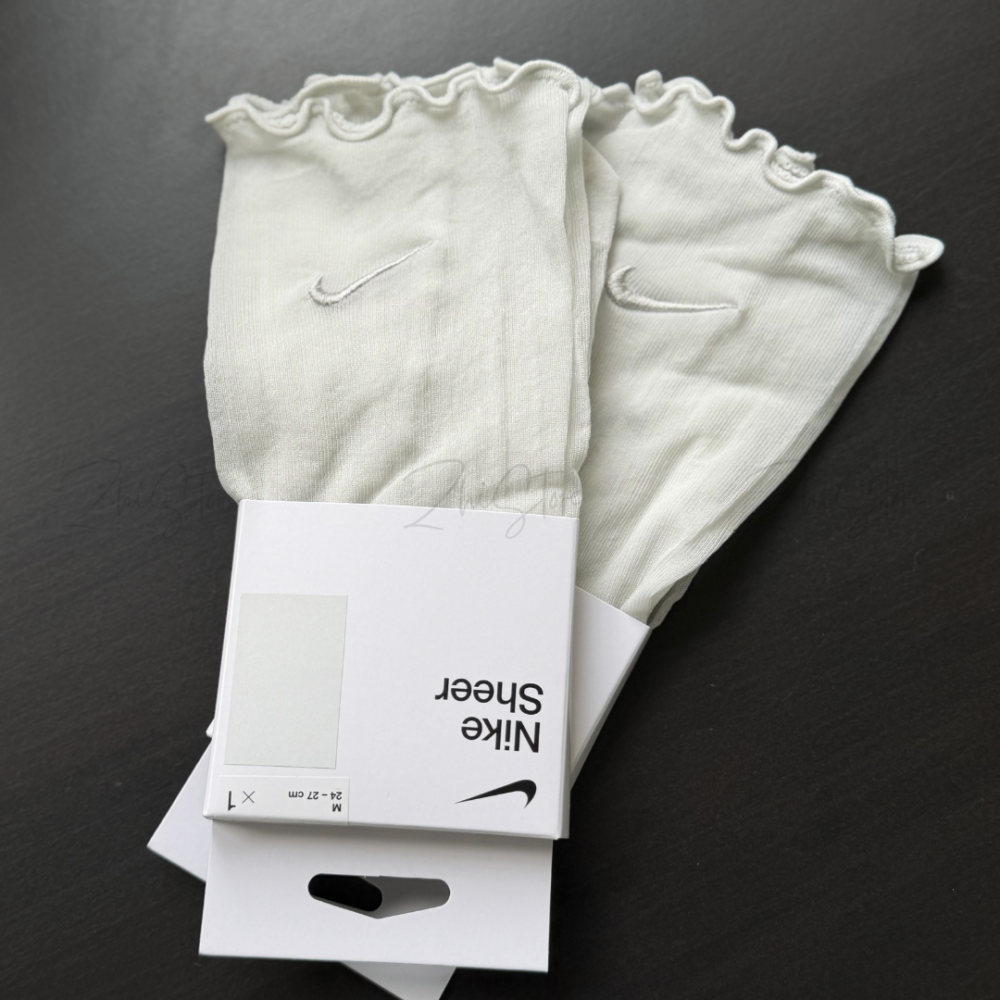 Nike Sheer【單雙】 捲邊 透膚 長襪 襪子 女襪 SK0009-025