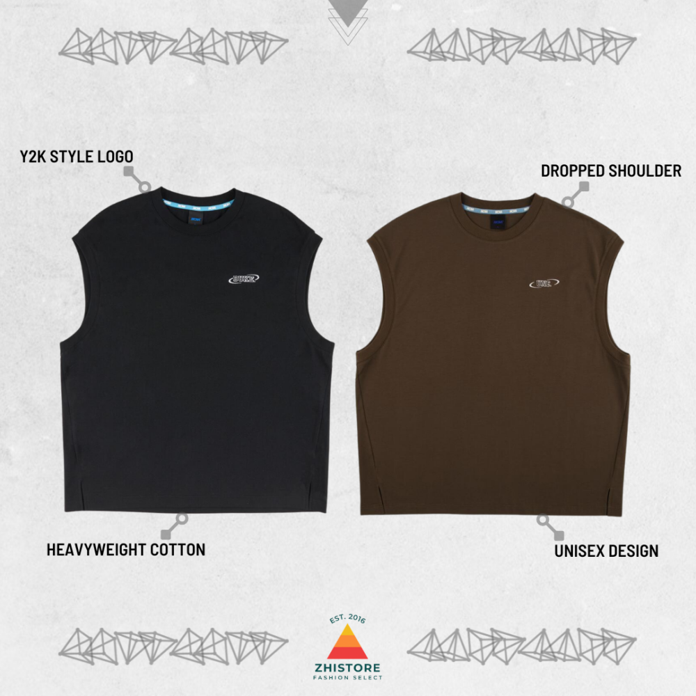 NCAA 中性落肩寬鬆背心 黑色 咖啡色 背心 無袖背心 重磅 男裝 無袖 中性 74251482