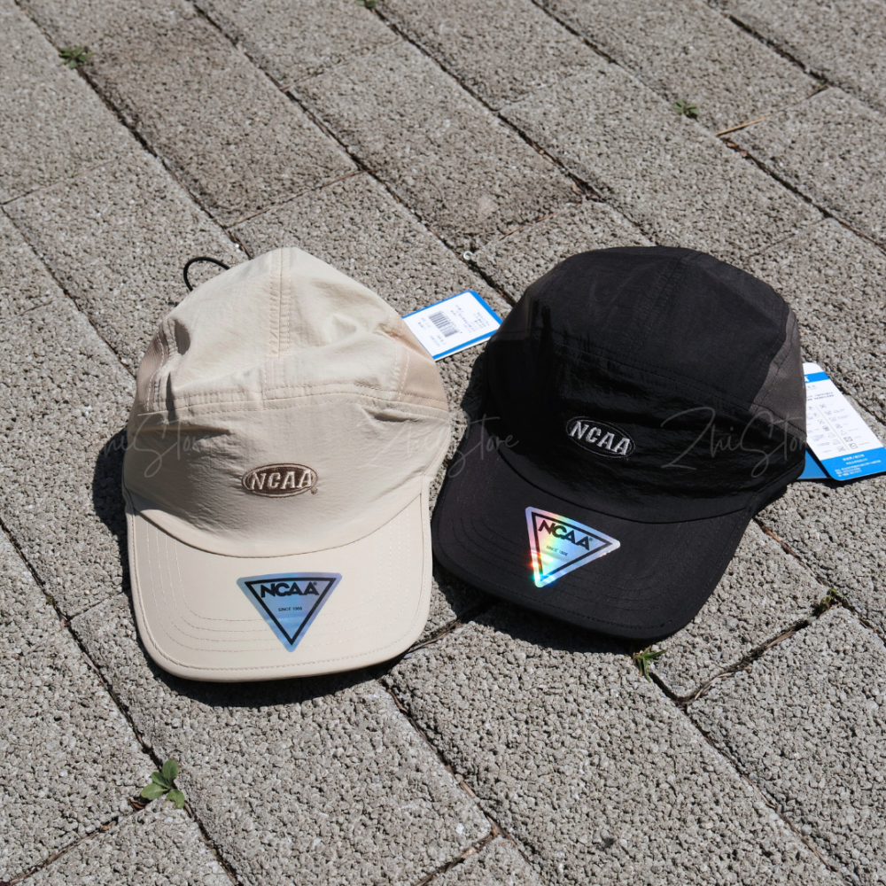 NCAA 異材拼接風衣帽 風帽 帽子 遮陽帽 黑色 卡其 74551860