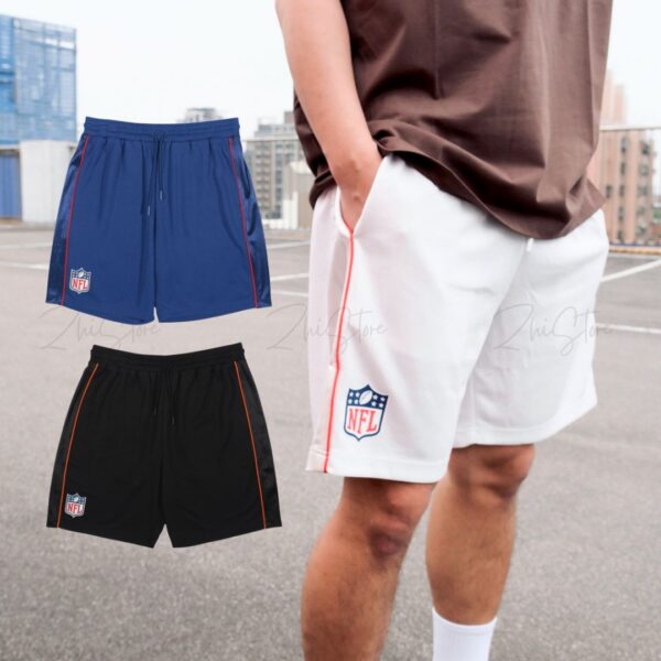 NFL 素面 休閒籃球褲 籃球短褲 運動褲 運動短褲 休閒褲 休閒短褲 黑色 25251521