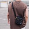 KANGOL 輕便側背小包 黑色 斜背包 肩背包 側背包 65551714