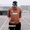 NCAA 拉克蘭袖 復古 半開襟 POLO衫 短袖上衣 上衣 黑色 74251320