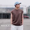 NCAA 中性落肩寬鬆背心 黑色 咖啡色 背心 無袖背心 重磅 男裝 無袖 中性 74251482