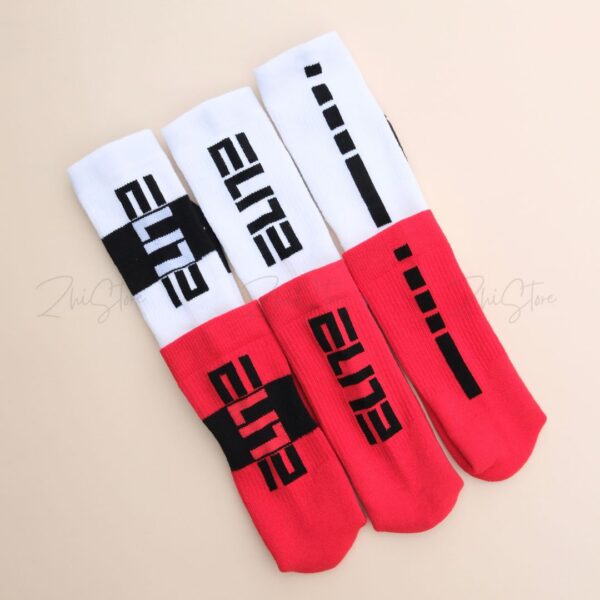 Nike Elite【3雙一組】籃球菁英襪 籃球襪 長襪 襪子 運動襪 白色 紅色 CW6063-100 CW6063-657