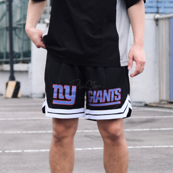 NFL 紐約巨人 籃球褲 籃球短褲 運動褲 運動短褲 休閒褲 休閒短褲 黑色 24211543