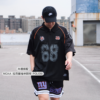 6 NFL 拉克蘭 拼接網布 短袖上衣 黑色 白色 25251491 25251492
