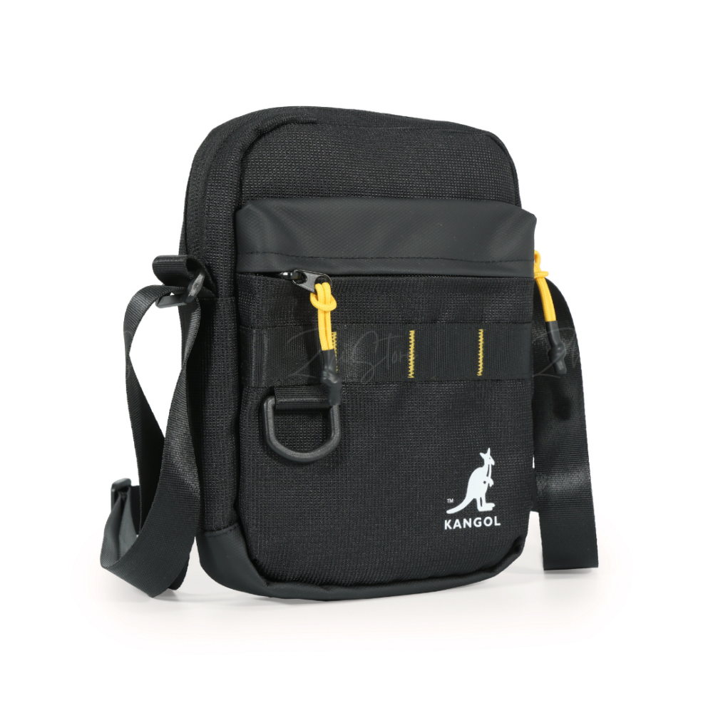 KANGOL 輕便側背小包 黑色 斜背包 肩背包 側背包 65551714