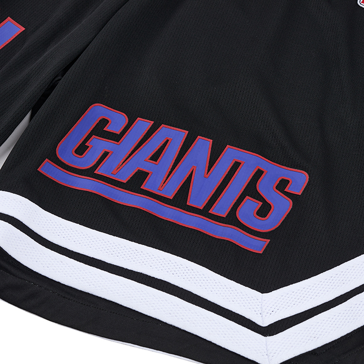 NFL 紐約巨人 籃球褲 籃球短褲 運動褲 運動短褲 休閒褲 休閒短褲 黑色 24211543