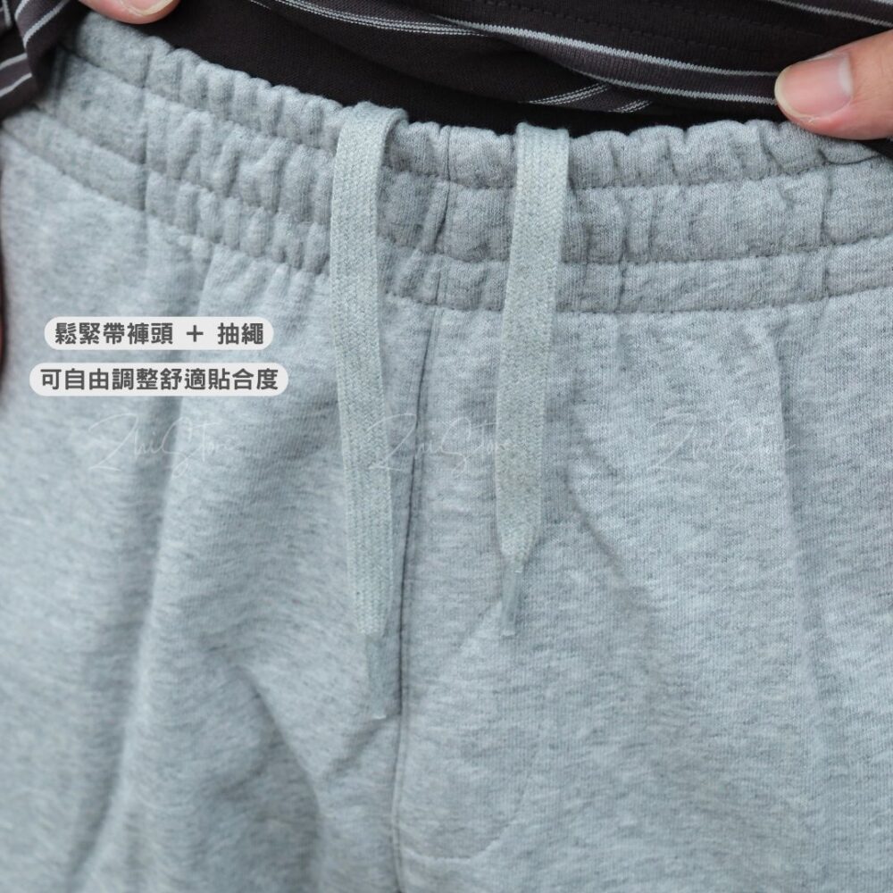 13 KANGOL 中性棉短褲 休閒短褲 短褲 棉褲 棉短褲 黑色 灰 64251503